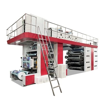 8 Цвета Ci Flexo Printing Machine