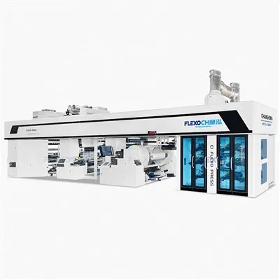 Безредукторная флексографская печатная машина